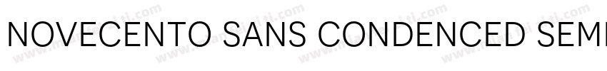 novecento sans condenced semibold字体转换
